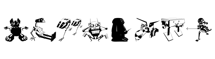 MyRobots  Free Fonts Download