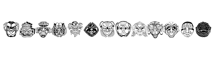 MaskenballDrei  Free Fonts Download