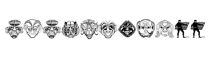 MaskenballDrei  Free Fonts Download