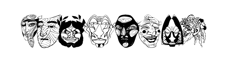 MaskenballTwo  Free Fonts Download