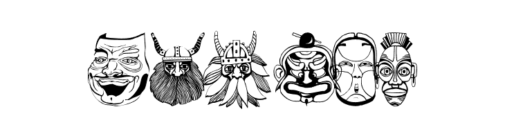 MaskenballTwo  Free Fonts Download