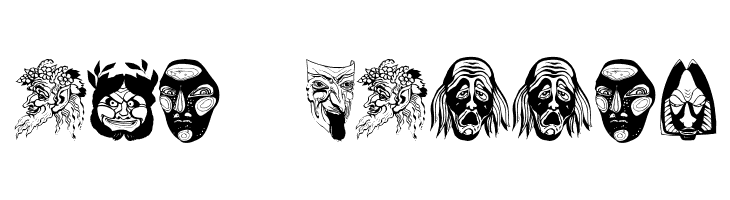 MaskenballTwo  Free Fonts Download