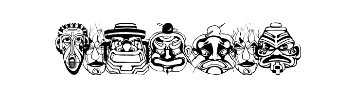 MaskenballTwo  Free Fonts Download