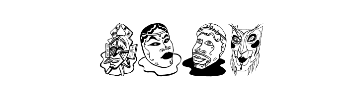 MaskenballOne  Free Fonts Download