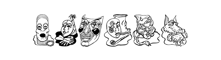 MaskenballOne  Free Fonts Download