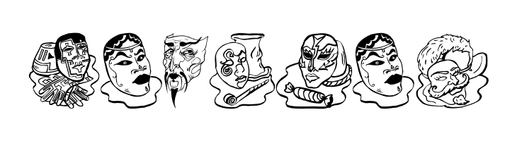 MaskenballOne  Free Fonts Download