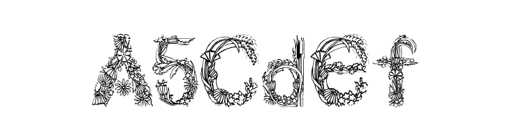 PlantsLetters  Free Fonts Download