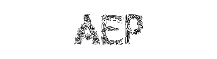 PlantsLetters  Free Fonts Download