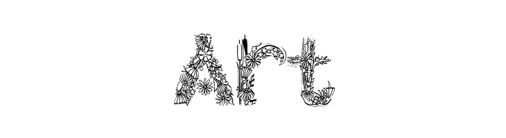 PlantsLetters  Free Fonts Download