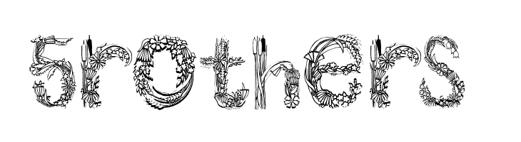 PlantsLetters  Free Fonts Download