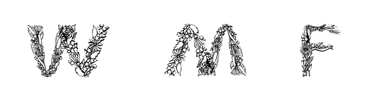 PlantsLetters  Free Fonts Download