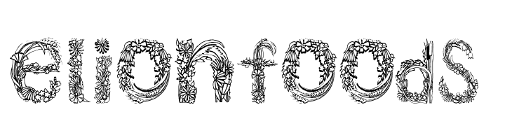 PlantsLetters  Free Fonts Download