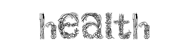 PlantsLetters  Free Fonts Download