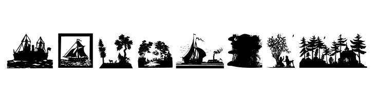 WaterFrontAndFriends  Free Fonts Download