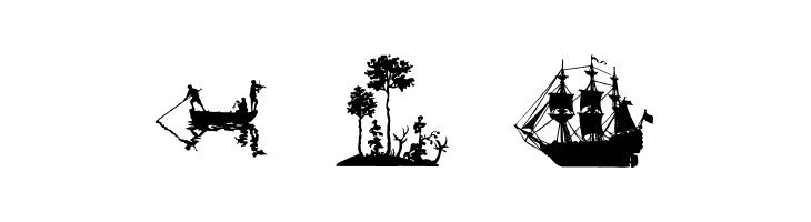 WaterFrontAndFriends  Free Fonts Download