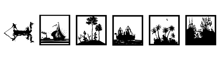 WaterFrontAndFriends  Free Fonts Download