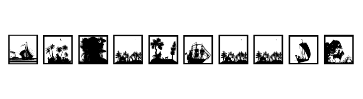 WaterFrontAndFriends  Free Fonts Download