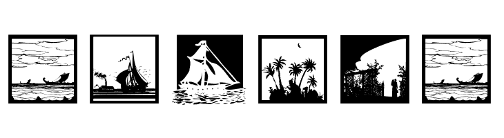 WaterFrontAndFriends  Free Fonts Download