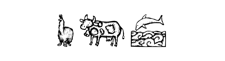 WoodcutAnimals  Free Fonts Download