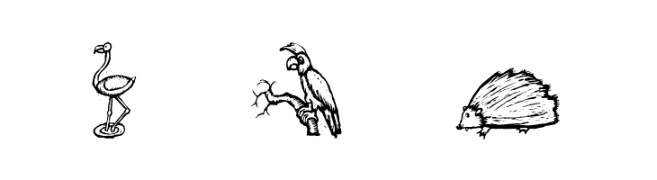 WoodcutAnimals  Free Fonts Download