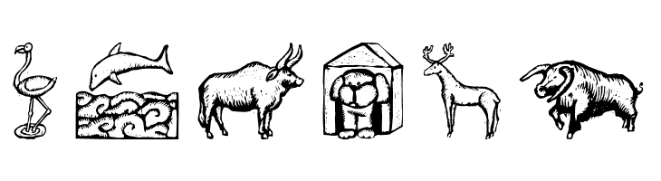 WoodcutAnimals  Free Fonts Download