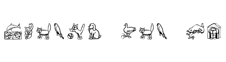 WoodcutAnimals  Free Fonts Download