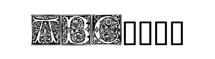 TypographerWoodcutInitialsTwo Reduced  Free Fonts Download