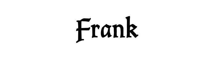 Frank GoudyThirty-DemiBold Font