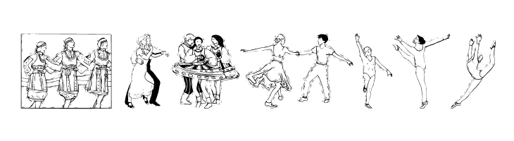 DancingPeople  Free Fonts Download