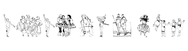 DancingPeople  Free Fonts Download