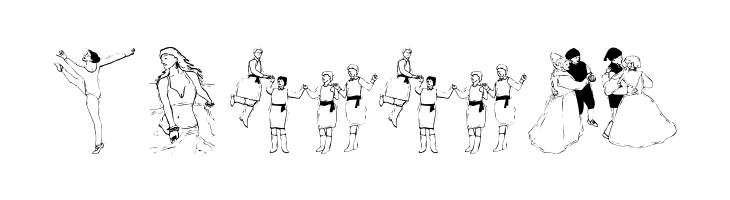 DancingPeople  Free Fonts Download
