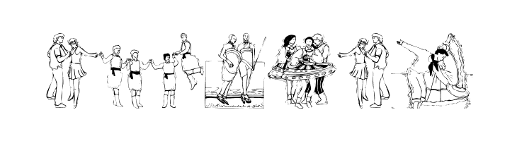 DancingPeople  Free Fonts Download