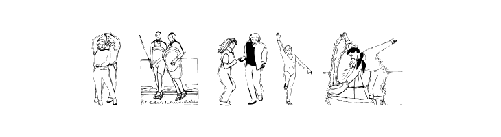 DancingPeople  Free Fonts Download