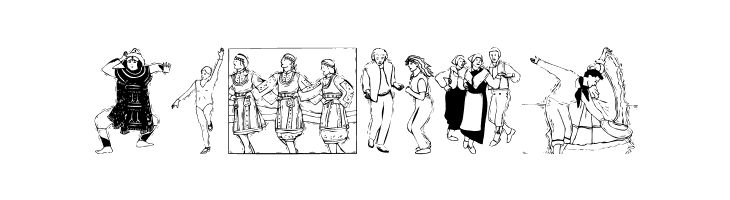 DancingPeople  Free Fonts Download