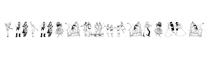 DancingPeople  Free Fonts Download