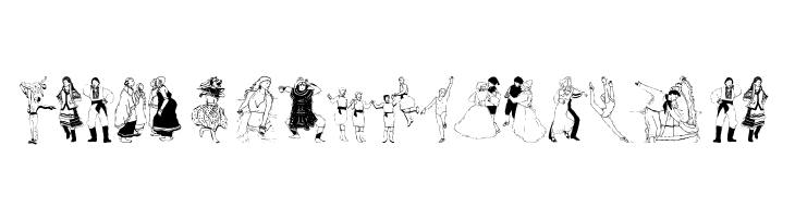 DancingPeople  Free Fonts Download
