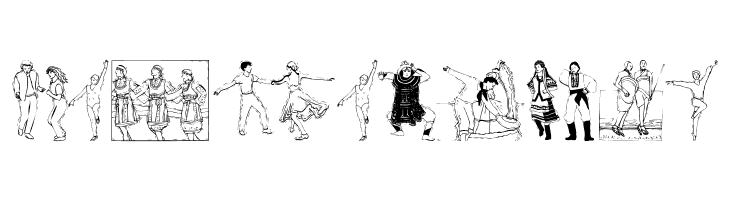 DancingPeople  Free Fonts Download