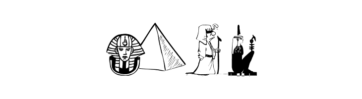 Egypticons  Free Fonts Download