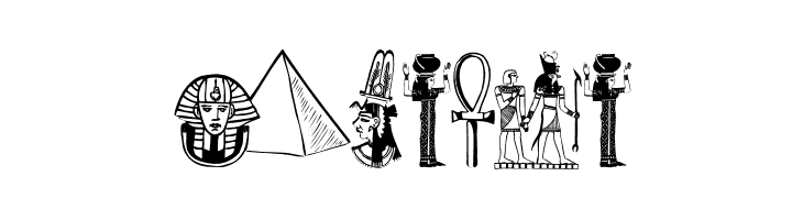 Egypticons  Free Fonts Download