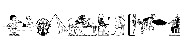 Egypticons  Free Fonts Download