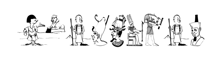 Egypticons  Free Fonts Download