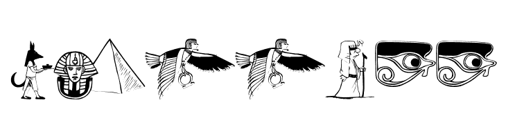 Egypticons  Free Fonts Download