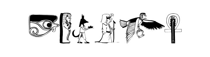 Egypticons  Free Fonts Download