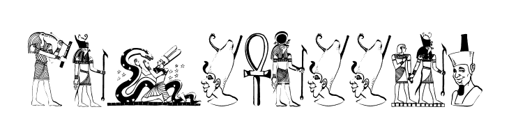 Egypticons  Free Fonts Download