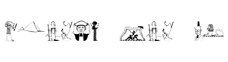 Egypticons  Free Fonts Download