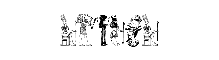 Egypticons  Free Fonts Download