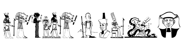 Egypticons  Free Fonts Download