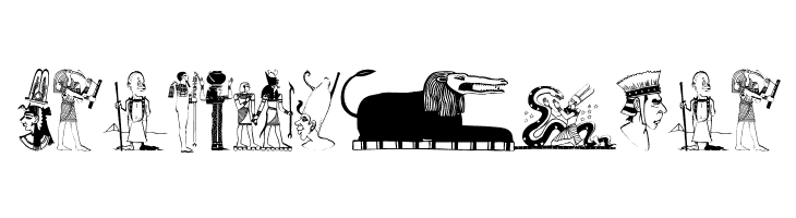 Egypticons  Free Fonts Download