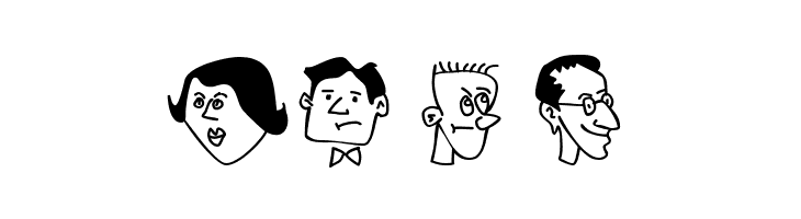 People  Free Fonts Download