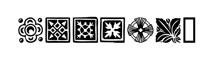 PrintersOrnamentsTwo  Free Fonts Download